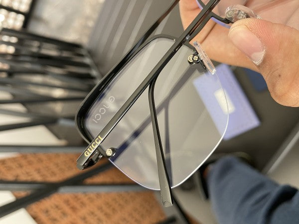 Guccii Black Stylish Clear Sunglasses