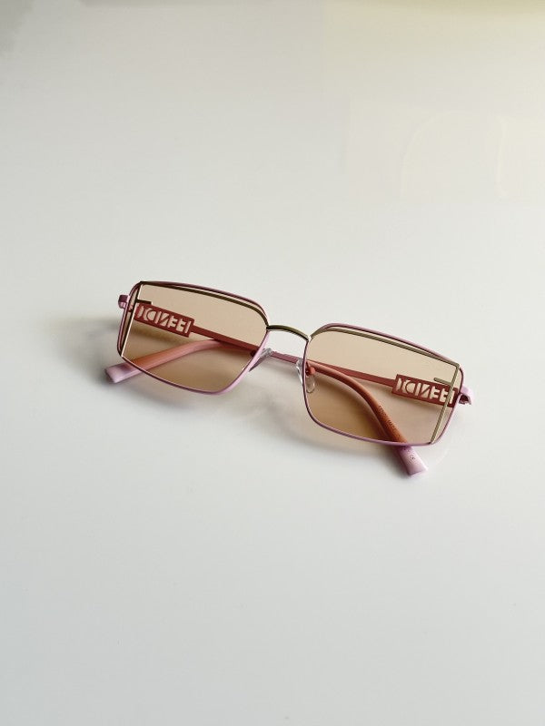 Fendii Unisex Pink Elegent Sunglasses