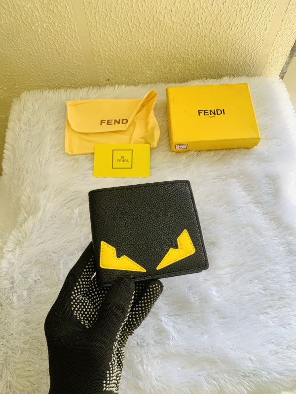 FEND I BLACK PRINTED PREMIUM QUALITY WALLET