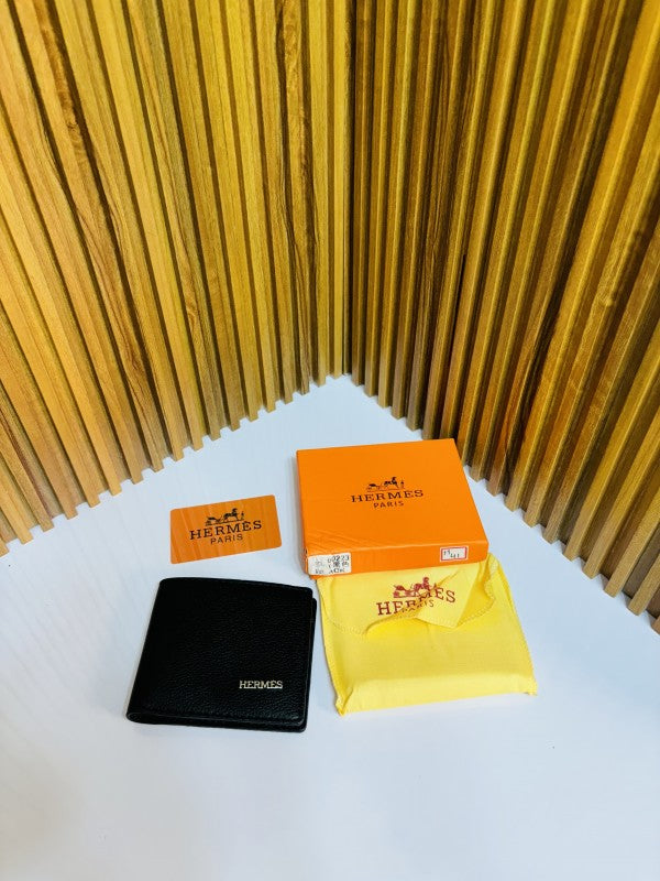 HERME S FULL BLACK PREMIUM QUALITY WALLET
