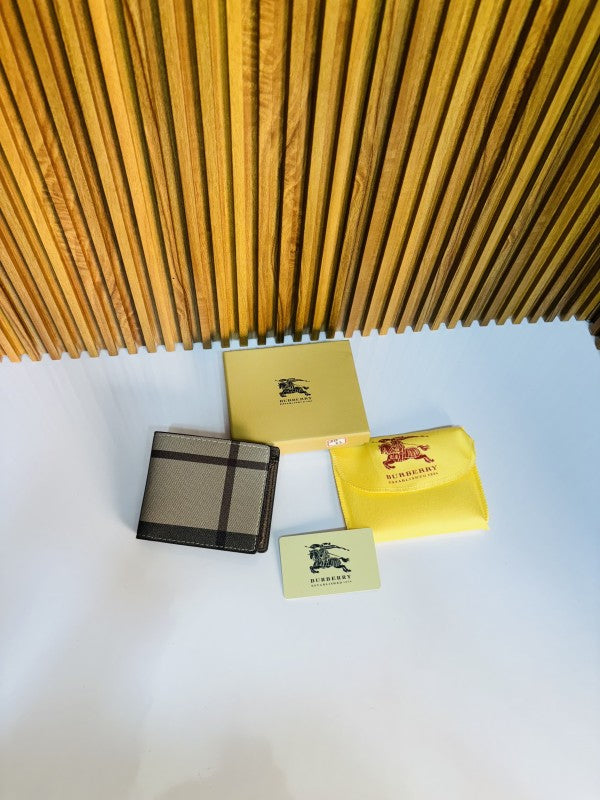 BURBERR Y PRINTED PREMIUM QUALITY WALLET