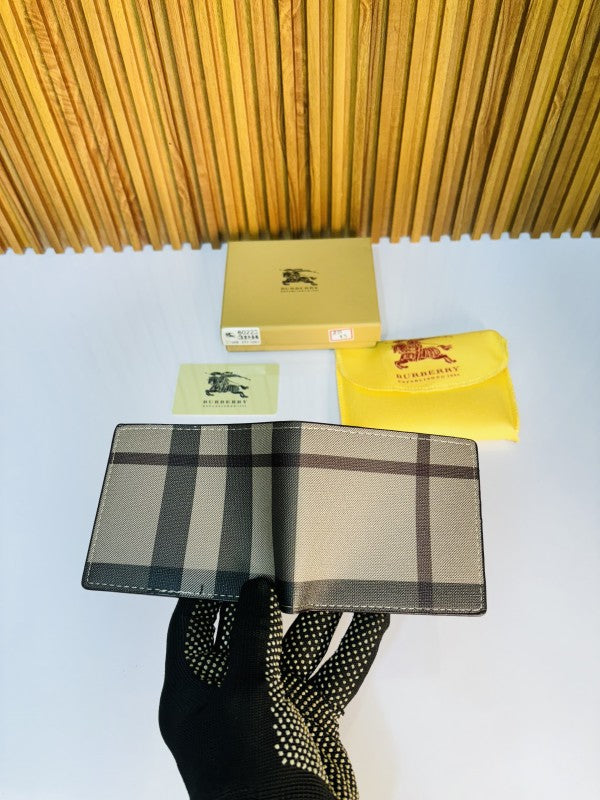 BURBERR Y PRINTED PREMIUM QUALITY WALLET