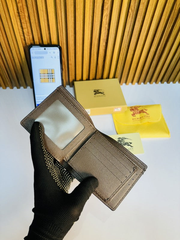 BURBERR Y PRINTED PREMIUM QUALITY WALLET