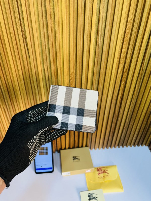 BURBERR Y PRINTED PREMIUM QUALITY WALLET