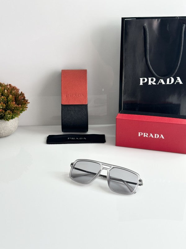 Pradaa Grey Edge Sunglasses