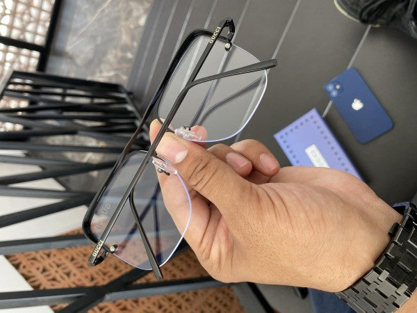 Guccii Black Stylish Clear Sunglasses