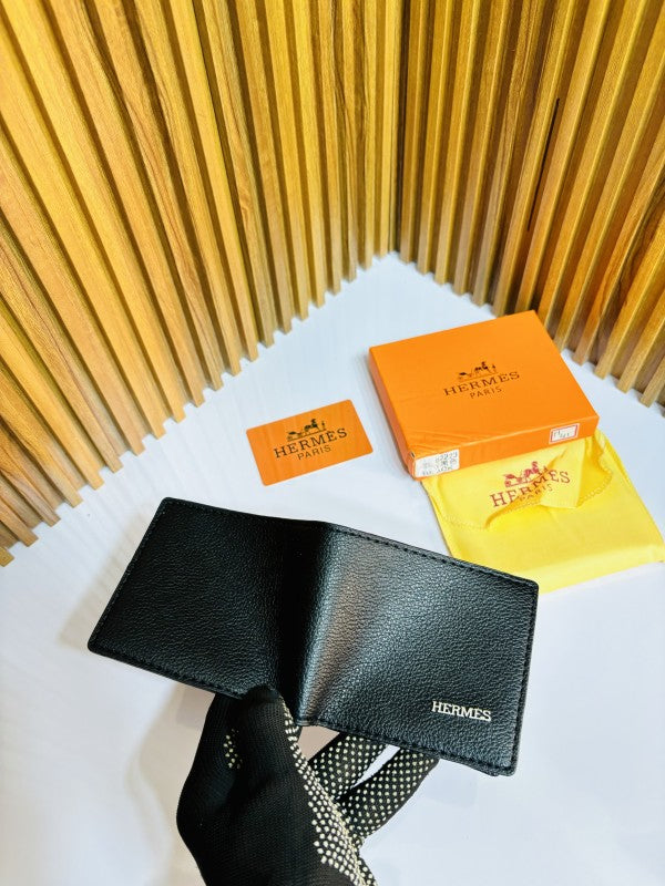 HERME S FULL BLACK PREMIUM QUALITY WALLET