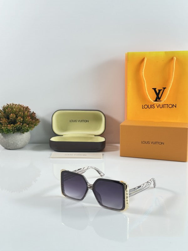 Louiis Vuitton Marble and Black Edge Sunglasses