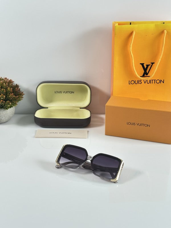 Louiis Vuitton Marble and Black Edge Sunglasses